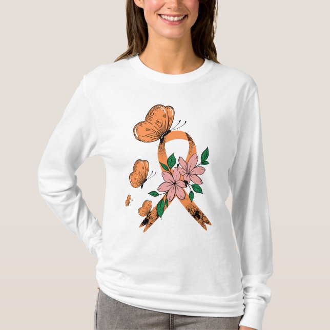 Blood Leukemi Cancer Awareness - leukemi krigare T Shirt (Framsida)