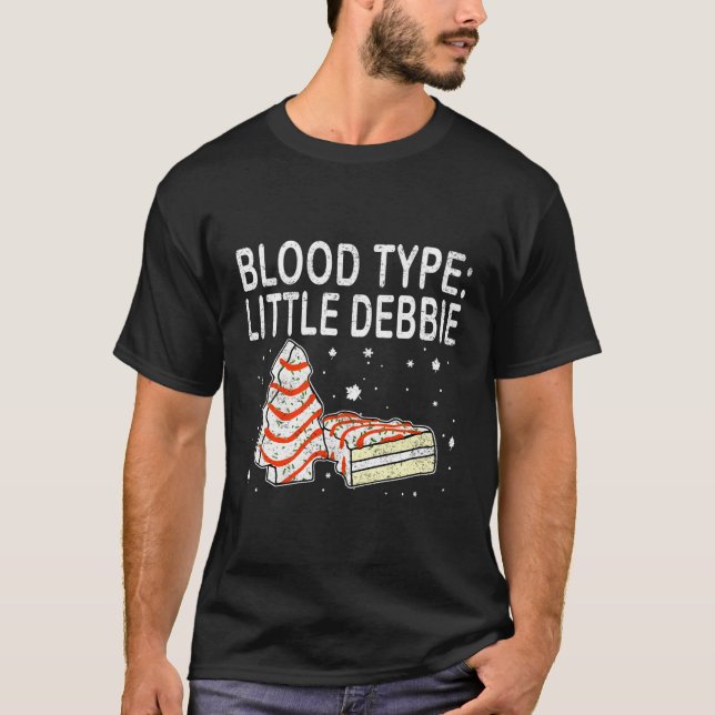 Blood Little Debbie jul Cake Funny Gift T Shirt (Framsida)