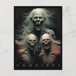 Blood Lust - Vampyrer Postkort Vykort