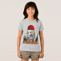 Blood Måne Bark - Zombie Hund Halloween Shirt