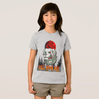 Blood Måne Bark - Zombie Hund Halloween Shirt T