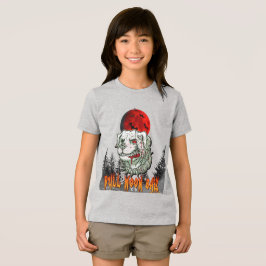 Blood Måne Bark - Zombie Hund Halloween Shirt T Shirt