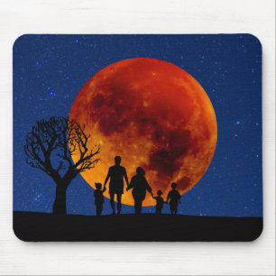 Blood Måne Lunar Eclipse Family Musmatta