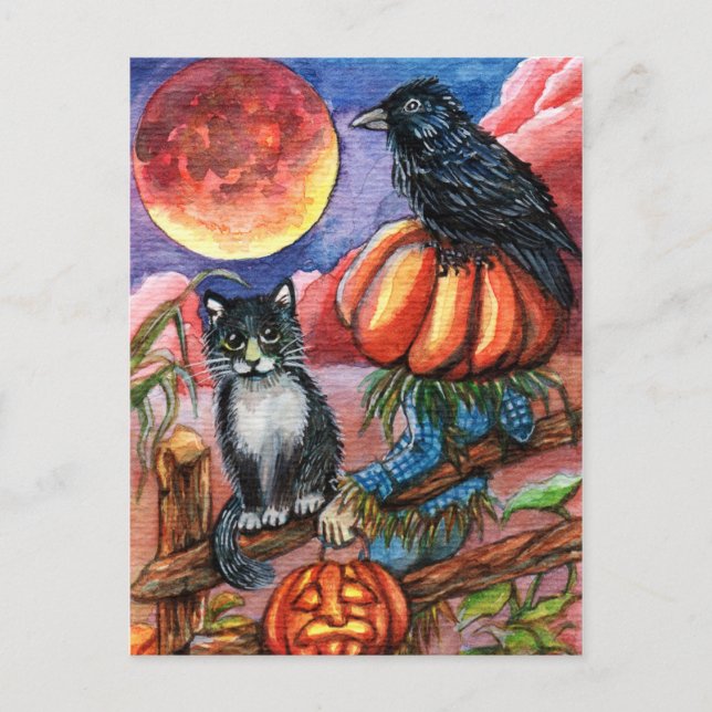 Blood Måne Vykort (Framsida)