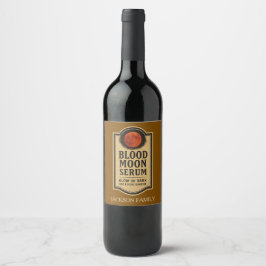 Blood Moon Serum Tonic Vin Etikett