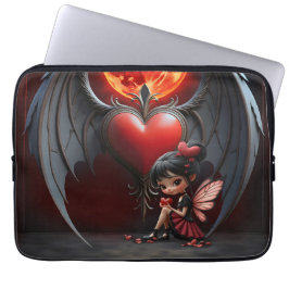 Blood Moon Valentine Älva Laptop Fodral