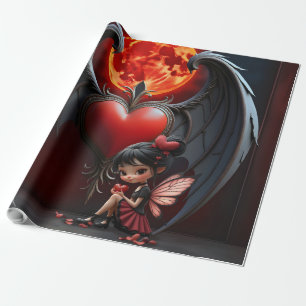 Blood Moon Valentine Älva Presentpapper