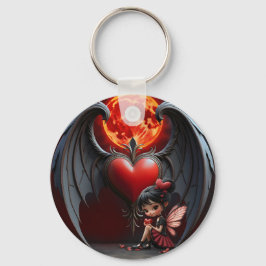 Blood Moon Valentine Fairy Nyckelring