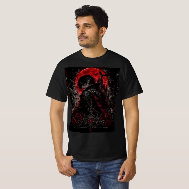 Blood Moon Vampire Lord T-Shirt (Hel framsida)