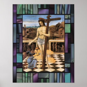 Blood of Redeemer Bellini Jesus Angel Poster
