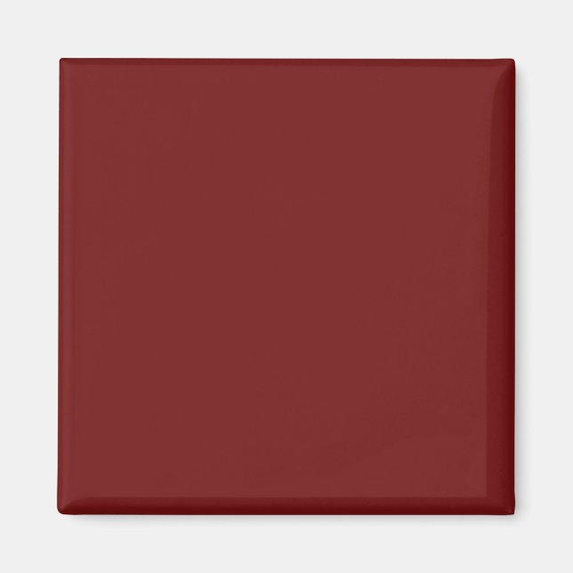 Blood Red 6F100F Färg med Add Your Name Option Magnet (Framsidan)