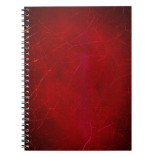 Blood Red Abstrakt Struktur med fläckar Anteckningsbok Med Spiral