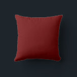 Blood Red Solid Blank Färg Kudde<br><div class="desc">Svart röd modern abstrakt-bakgrund. Minimalt, lyxigt, royal färg som fungerar bra på olika tillfälle. #6D0000</div>