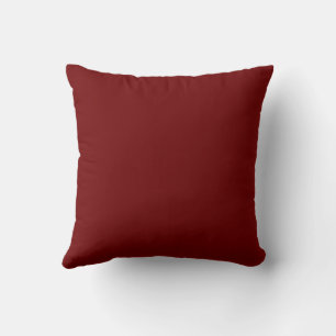 Blood Red Solid Blank Färg Kudde