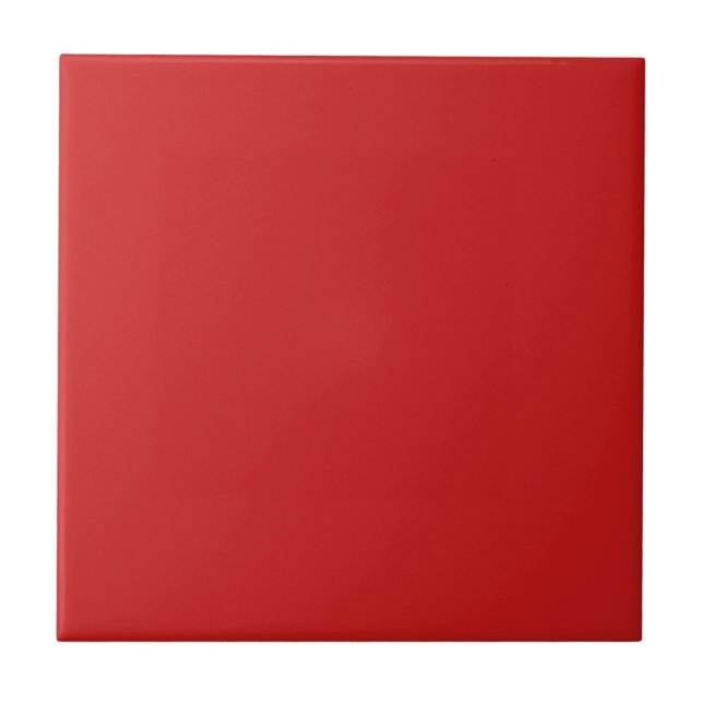 Blood Red Solid Färg Tile Kakelplatta (Framsidan)