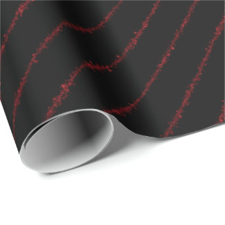Blood Red Splatter Streck Presentpapper