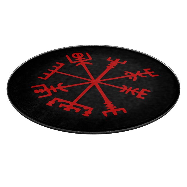 Blood Red Vegvísir (Viking Compass) (Hörn)