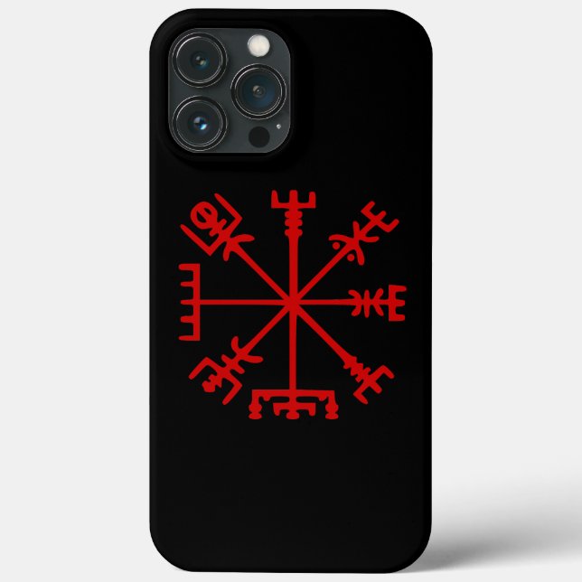 Blood Red Vegvísir (Viking Compass) (Baksida)