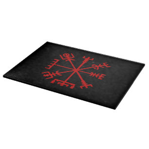 Blood Red Vegvísir (Viking Compass)