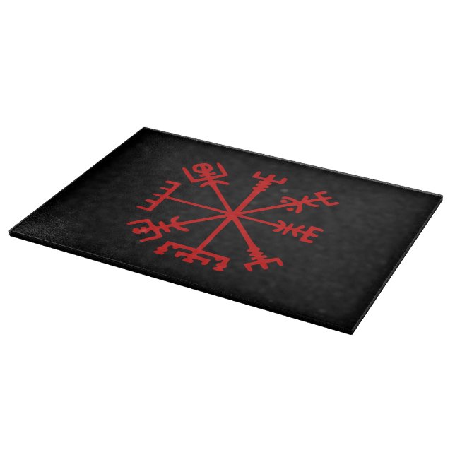 Blood Red Vegvísir (Viking Compass) (Hörn)