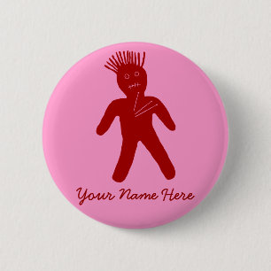 Blood Red Voodoo Doll Knapp