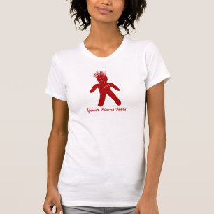 Blood Red Voodoo Doll Tee Shirt