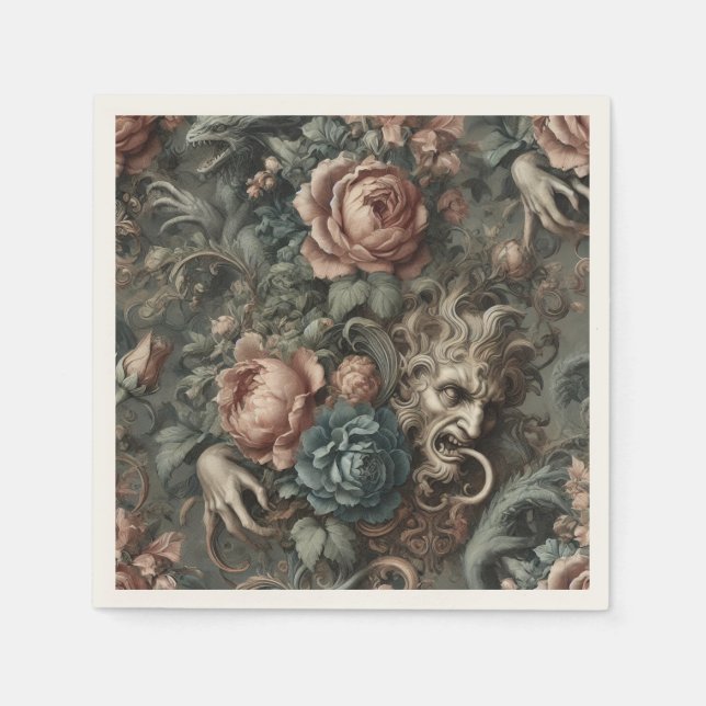 Blood Shadows Ritual – Gothic Victorian Pappersservett (Framsidan)