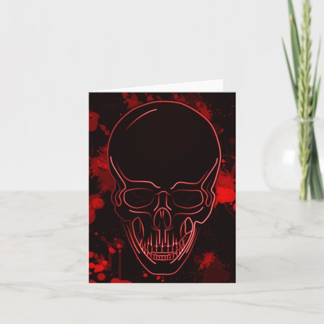 Blood Skull Kort (Framsida)