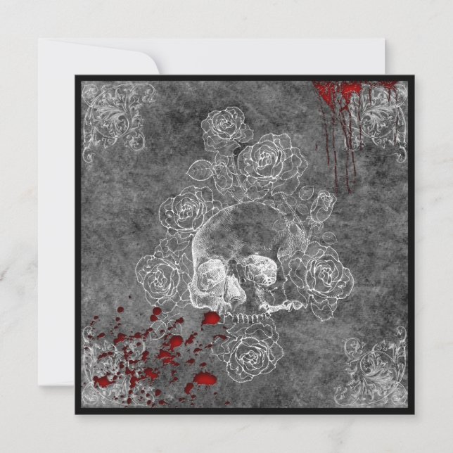 Blood Skull och Ro Horror Goth Bröllop (Framsida)