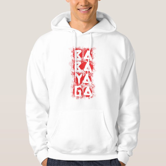 Blood Splatter Baba Yaga Hoodie (Framsida)