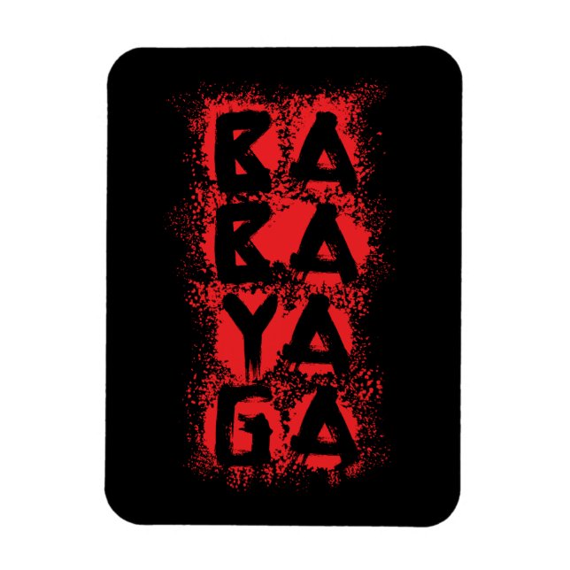 Blood Splatter Baba Yaga Magnet (Vertikal)