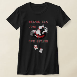 Blood Tea and Red String - Dam Slim T Shirt