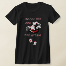Blood Tea and Red String - Women's Slim T Shirt