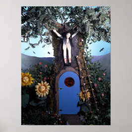 Blood Tea och Red String Doll i Träd Skriv ut Poster