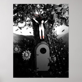 Blood Tea och Red String Doll i Träd Skriv ut Poster