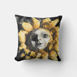 Blood Tea och Red String Lycklig Solrosblomma Pill Kudde