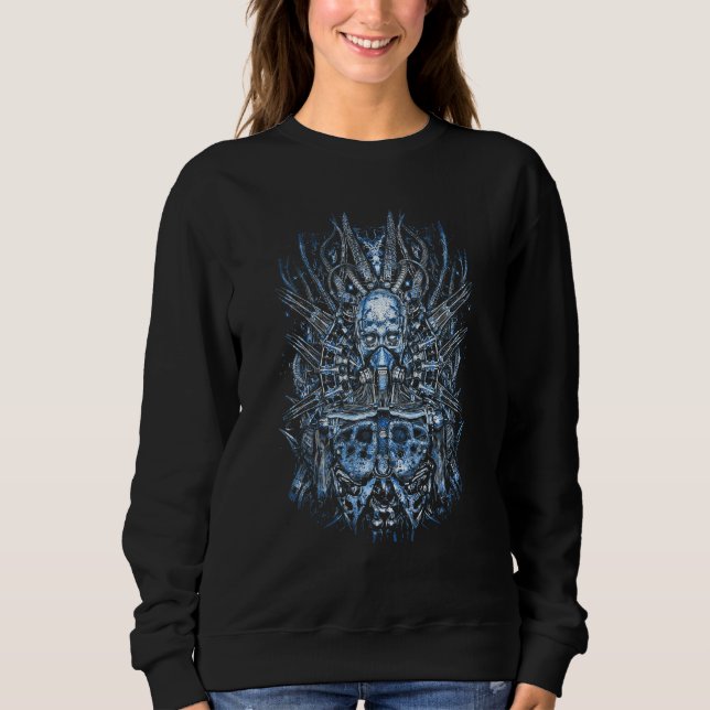 Bloodboy  Horror Illustration  Dark  CyBorg  SciFi T Shirt (Framsida)