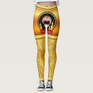 Bloodcurdling skrämma för sockerskalle och läsk leggings