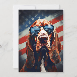 Bloodhound 4:e juli Independence day Julkort