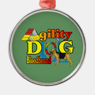 Bloodhound Agilitet Julgransprydnad Metall