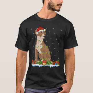 Bloodhound Älskare-familjen som matchar Santa Bloo T Shirt
