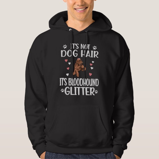 Bloodhound Älskare Hund Mamma Pappa Bloodhound Own Hoodie (Framsida)