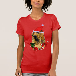 Bloodhound Älskare jul Merry T Shirt
