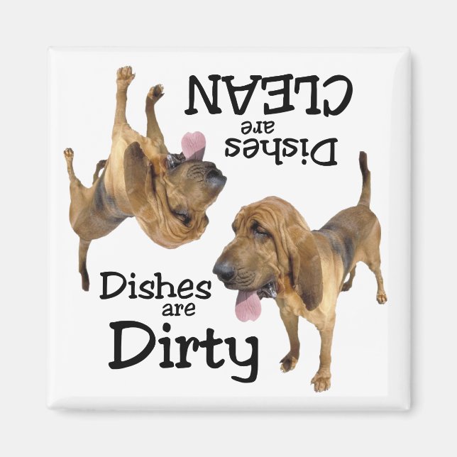 Bloodhound Dishwasher Magnet (Framsidan)