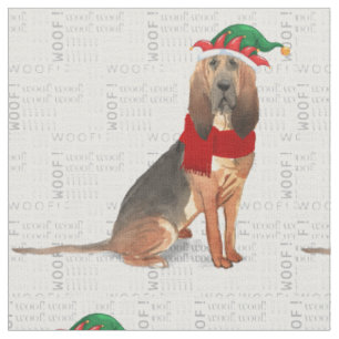 Bloodhound-Helgdag, jul, Hund Tyg