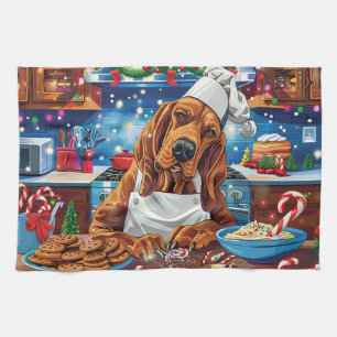 Bloodhound Holiday Baking: Festiv julbakning Kökshandduk