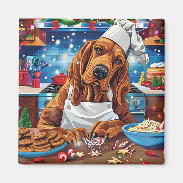 Bloodhound Holiday Baking: Festiv julbakning Magnet (Framsidan)