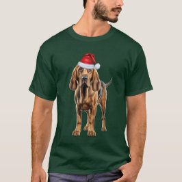 Bloodhound Hund älskare-julklapp T Shirt