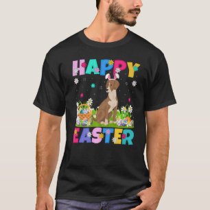 Bloodhound Hund Glad påsk Bunny Bloodhound Easte T Shirt