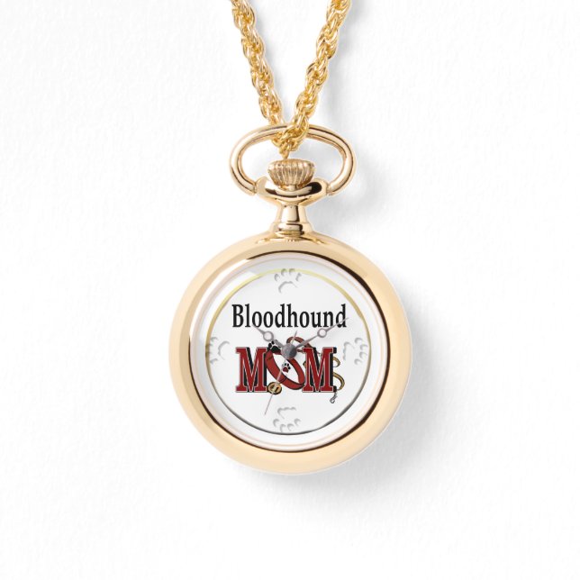 Bloodhound Hund MAMMA Armbandsur (Framsida)